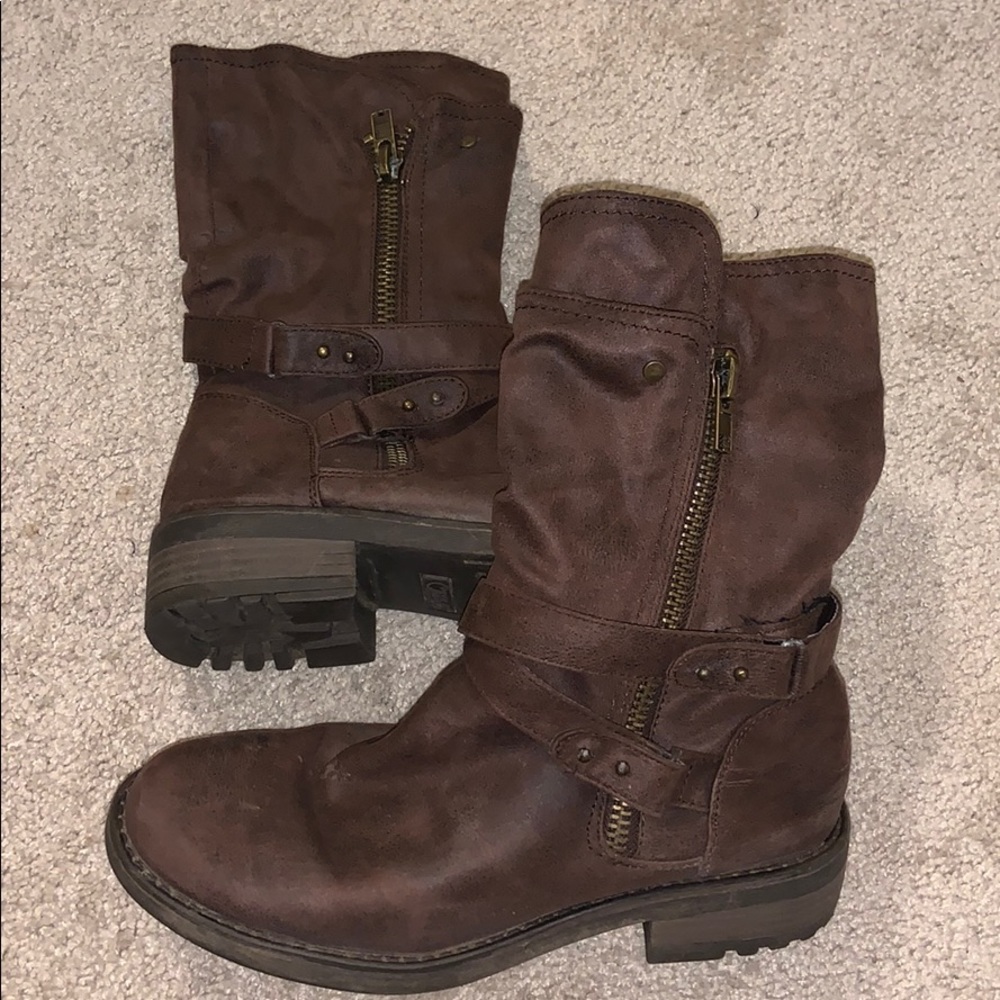 Brown boots